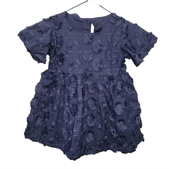 Janie and Jack Other - Janie and Jack Navy Floral Dress NWT